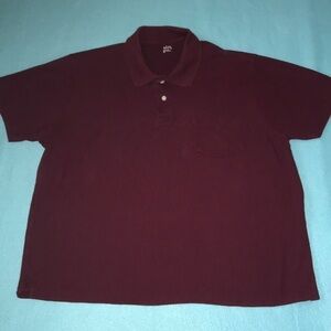 JOHN Ashford short sleeve 2 button collar 100% cotton polo shirt size XXL